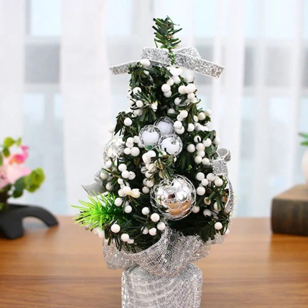20cm Mini Artificial PVC Christmas Tree Ornament | Holiday Décor Mini Christmas Tree Richie's