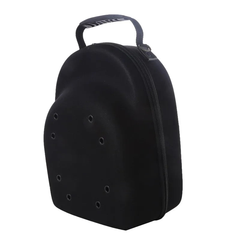 EVA Baseball Cap Travel Bag – Hard Shell Hat Carrier Case Hat Storage Case Richie's black