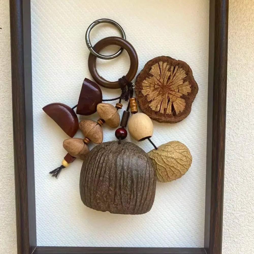 Handmade Natural Nut Shell Hanging Bell Pendant | Home Decor Hanging Bell Pendant Richie's