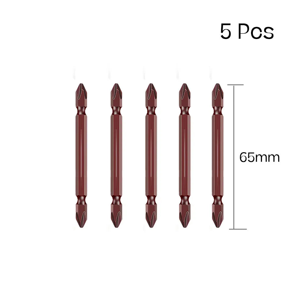 Binoax PH2 Magnetic Screwdriver Bits Set 5/10Pcs S2 Hex Shank Screwdriver Bit Set Richie's 5pcs 65mm