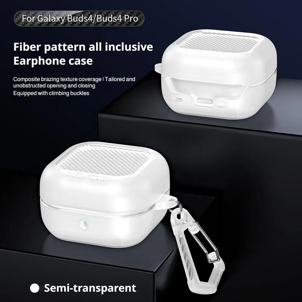 Shockproof Silicone Case Samsung Galaxy Buds 4 Pro + Keychain Earbuds Protective Case Richie's