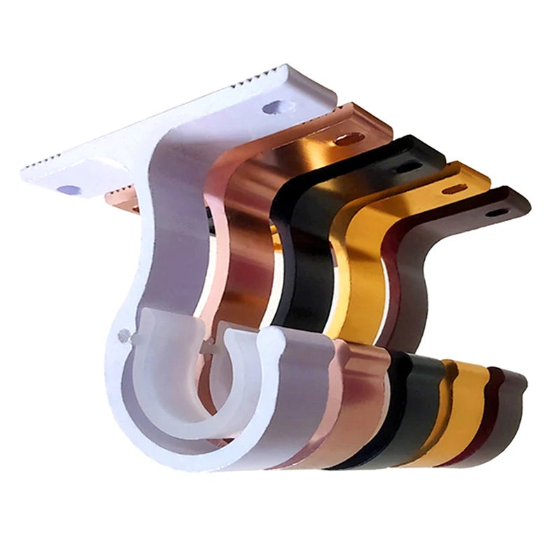 Curtain Rod Brackets & Wall Hook Clips – Aluminum Alloy Curtain Rod Brackets Richie's