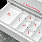 7-Piece Drawer Organizer Set – Plastic Storage Boxes & Dividers Drawer Organizer Set Richie's Combination B 7pcs