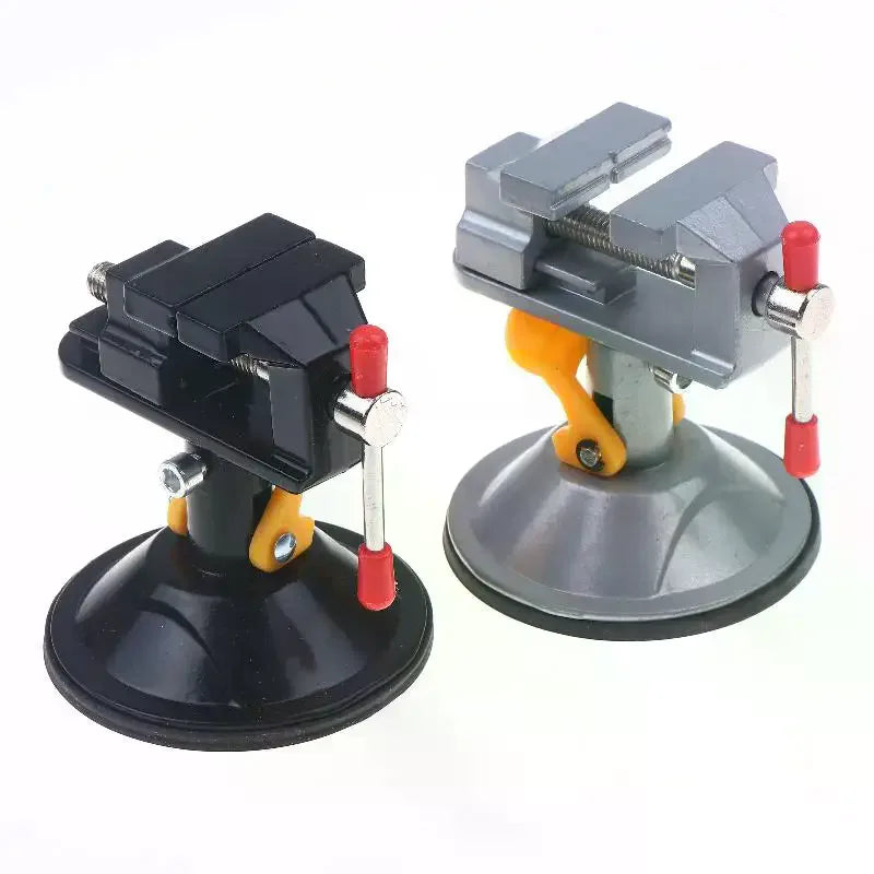 360° Rotatable Mini Bench Vise – Suction Cup Table Clamp Mini Bench Vise Richie's