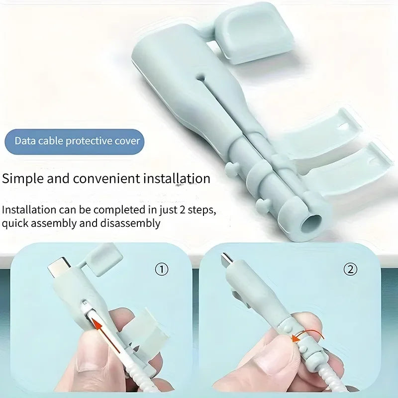 USB-C Cable Protectors Silicone Anti-Break Sheaths 5/10 Pack Cable Protector Richie's