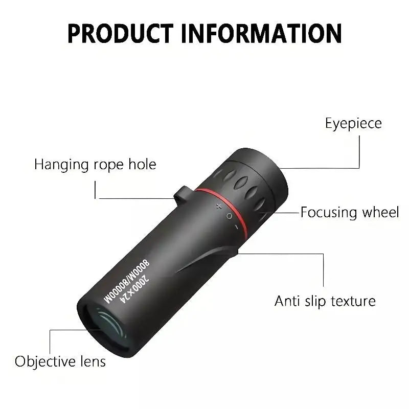 HD Monocular Pocket Night Vision Telescope – Hunting & Camping Night Vision Monocular Richie's