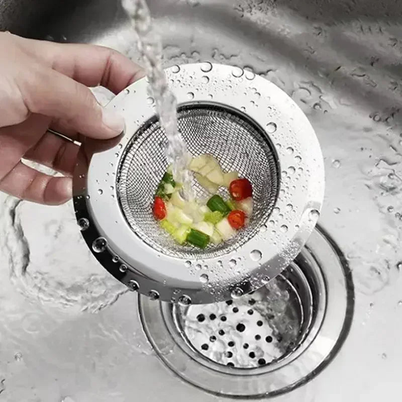 Stainless Steel Sink Strainer & Hair Catcher – 1 or 2 Pack Sink Strainer Richie's