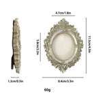 Victorian Vintage Resin Gold Picture Frame – Ornate Antique Style Decorative Picture Frame Richie's Style1-Silver