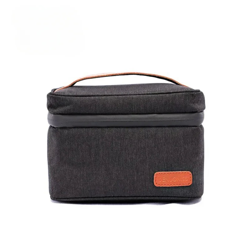 Insulated Lunch Cooler Bag EVA Oxford Picnic Food Bag Insulated Cooler Bag Richie's Black