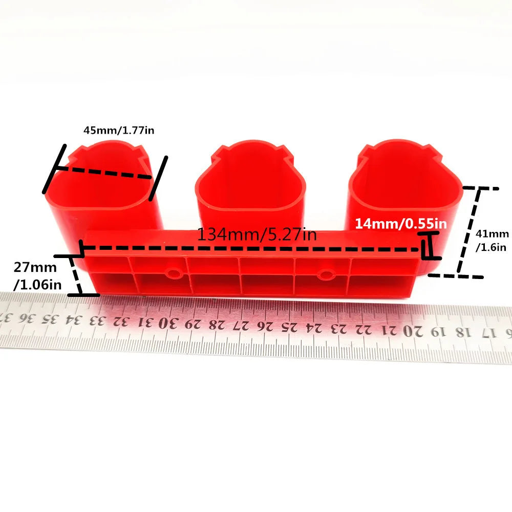 Wall Mount Battery Holder for Milwaukee M12 & Bosch 12V Battery Storage Rack Richie's