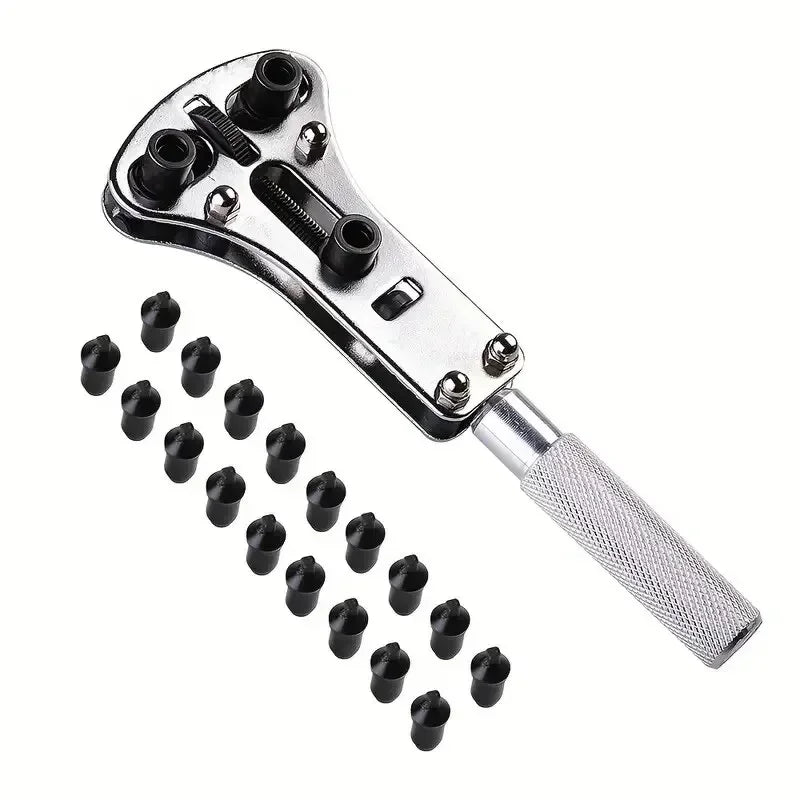 3 Claw Adjustable Watch Case Opener & Battery Tool Kit Watch Repair Tool Richie's