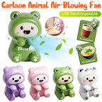 JOCESTYLE USB Clip-On Food Cooling Fan – Cartoon Frog Cup Fan Clip-On Mini Fan Richie's