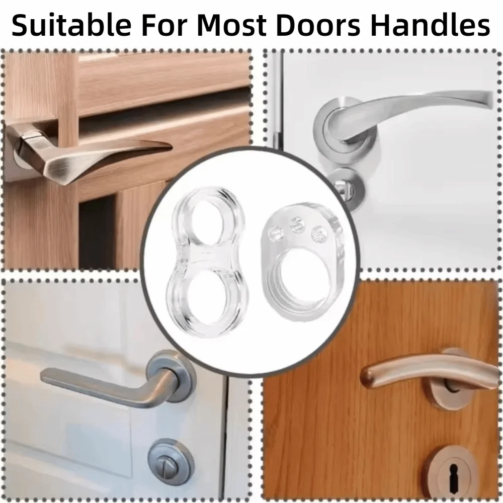 Silicone Door Handle Bumper – No-Drill Wall Protector Ring Door Handle Bumper Richie's