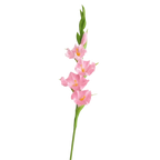 Purple White Artificial Gladiolus Branch – PU Fake Flower Stem Artificial Flower Stem Richie's Pink