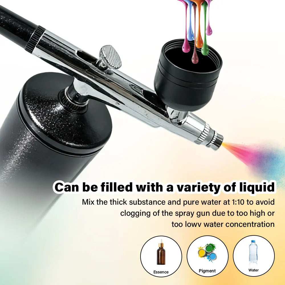 Electric Airbrush Kit with Compressor – Mini Paint Spray Gun Airbrush Compressor Kit Richie's