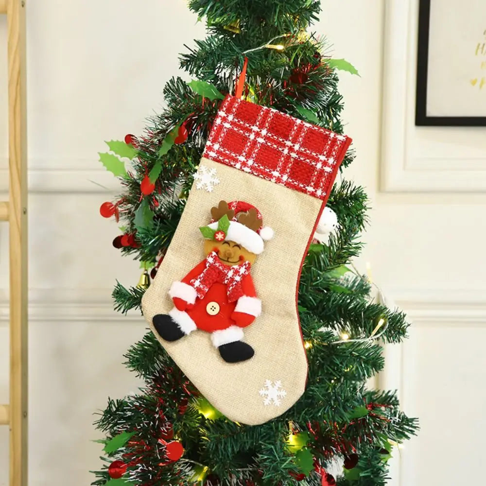 Super Large Christmas Stocking Gift Bag – Festive Xmas Ornament Christmas Stocking Richie's