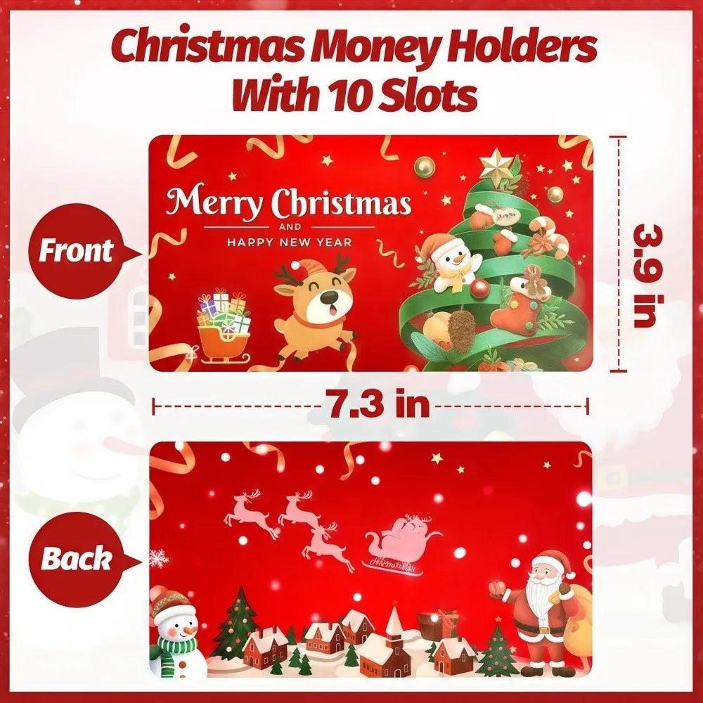Santa Claus Christmas Cash Gift Envelope – 10 Slots Christmas Gift Envelope Richie's