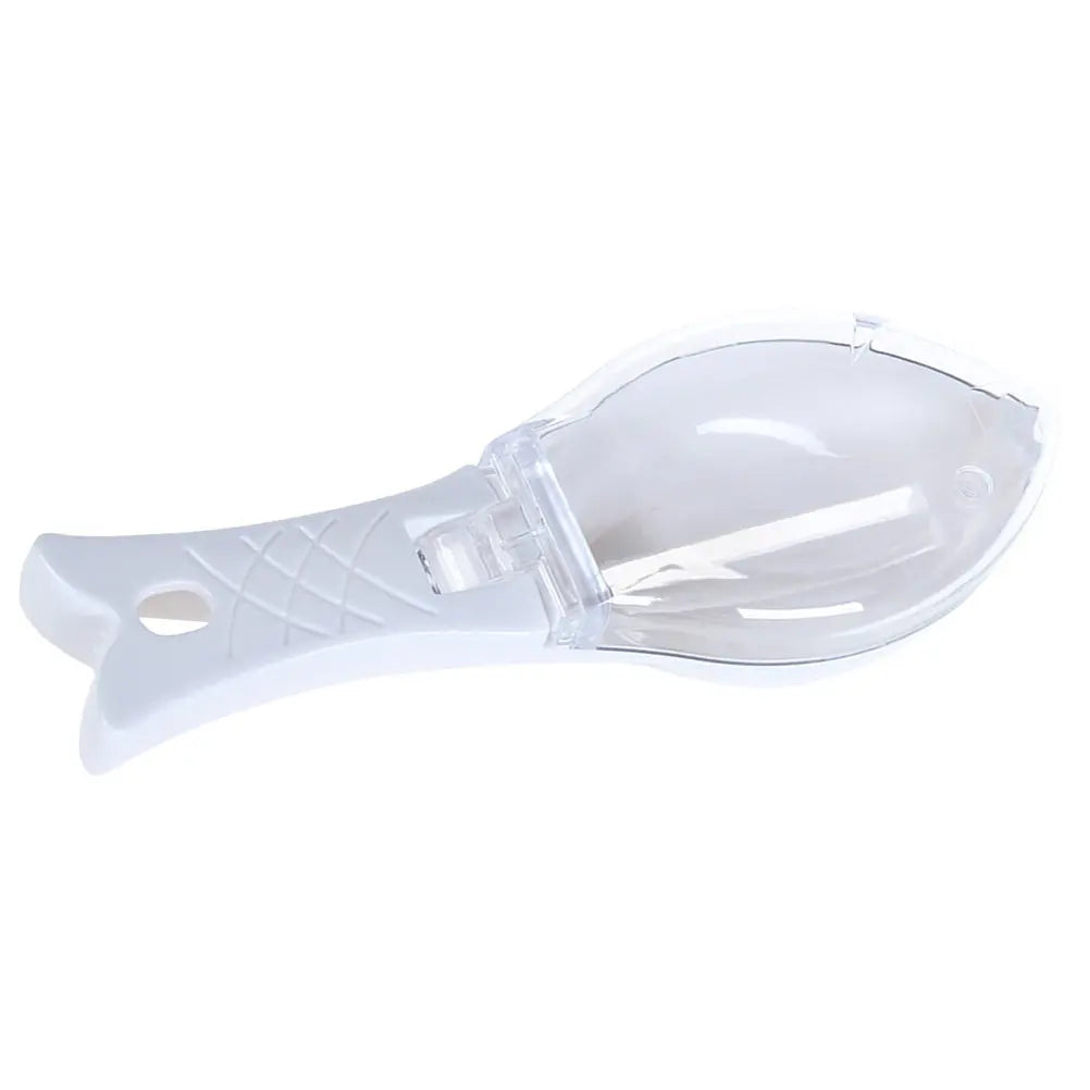 Fish Scale Scraper – Serrated ABS Plastic Descaler Tool Fish Scale Scraper Richie's White