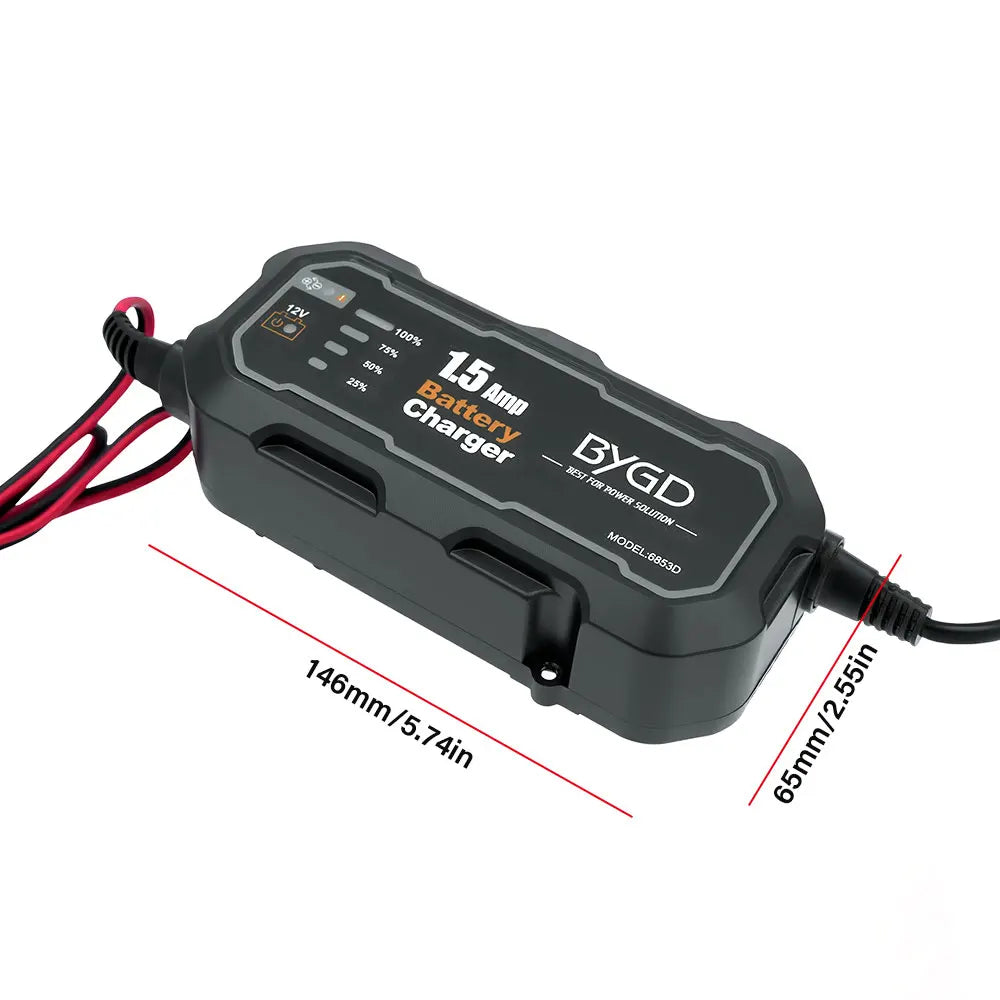12V Auto Battery Charger & Maintainer with LED – Automotive & Marine Battery Charger Maintainer Richie's