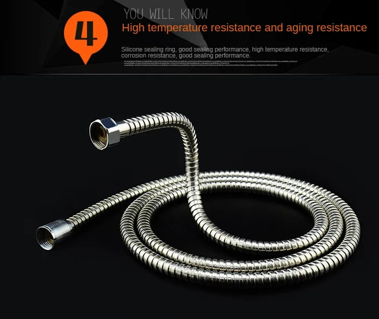 Stainless Steel Shower Hose 1–10M | Flexible Plumbing Hose Shower Plumbing Hose Richie's