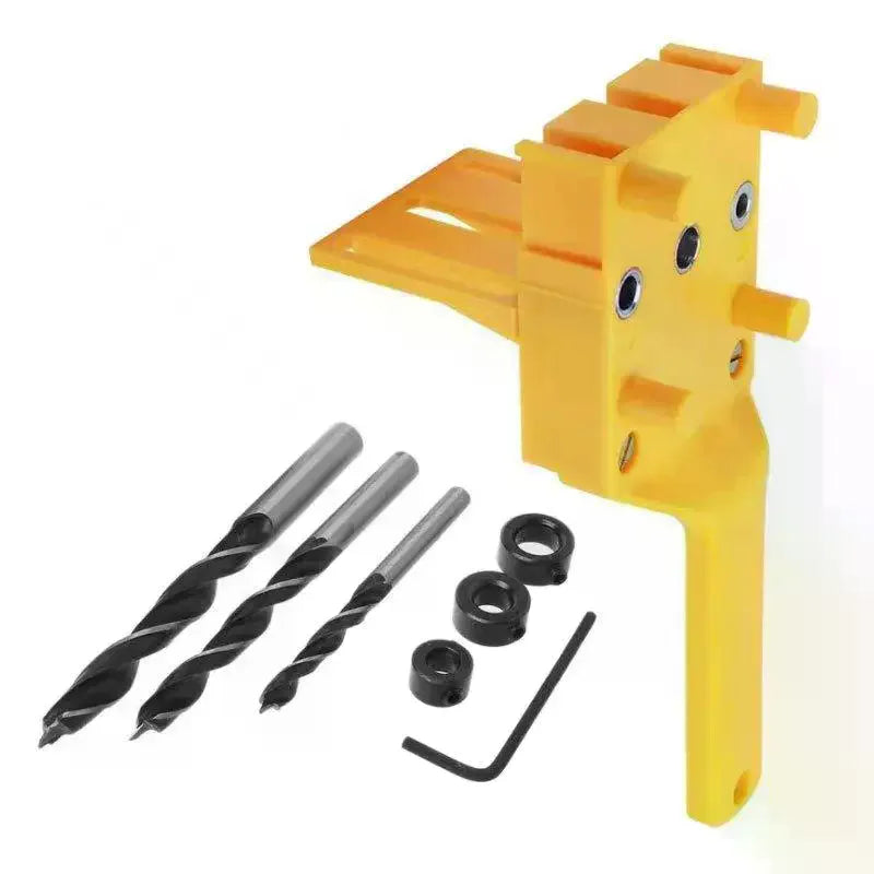 Woodworking Dowel Drill Guide 6/8/10mm Straight Hole Locator Drill Guide Jig Richie's