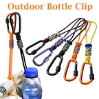 Woven Cord Water Bottle Hanger Clip for Hiking & Camping Bottle Hanger Clip Richie's