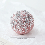 Pink Shatterproof Christmas Ball Ornaments – Velvet Foam Xmas Décor Christmas Tree Ornaments Richie's Ball 5