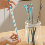 2PCS Silicone Straw Cleaning Brushes 25cm – Food-Grade 6mm & 9mm Straw Cleaning Brush Richie's