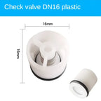 500 Pcs Plastic Inline Spring Check Valve Pipe Fittings Pipe Check Valve Richie's DN16