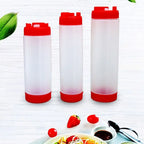 Double Head Squeeze Sauce Bottles 16oz 20oz 24oz | Food-Safe PP Squeeze Sauce Bottles Richie's