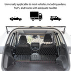 Pet Car Barrier Net – Foldable Dog Car Safety Fence & Hooks Dog Car Barrier Richie's