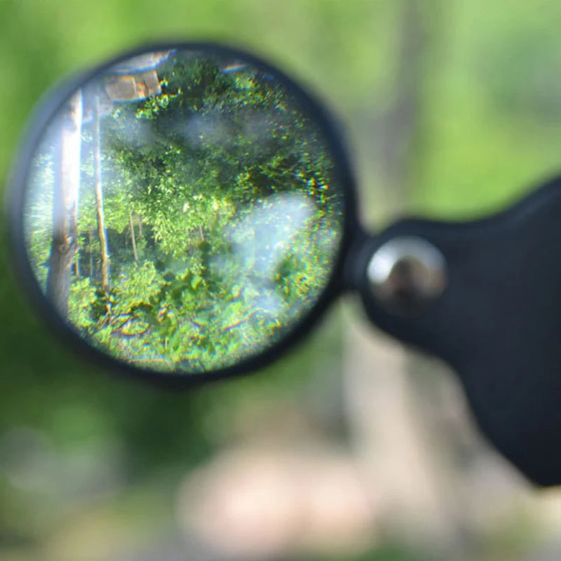 8X Folding Pocket Magnifier – 50mm Optical Glass Loupe Folding Loupe Magnifier Richie's