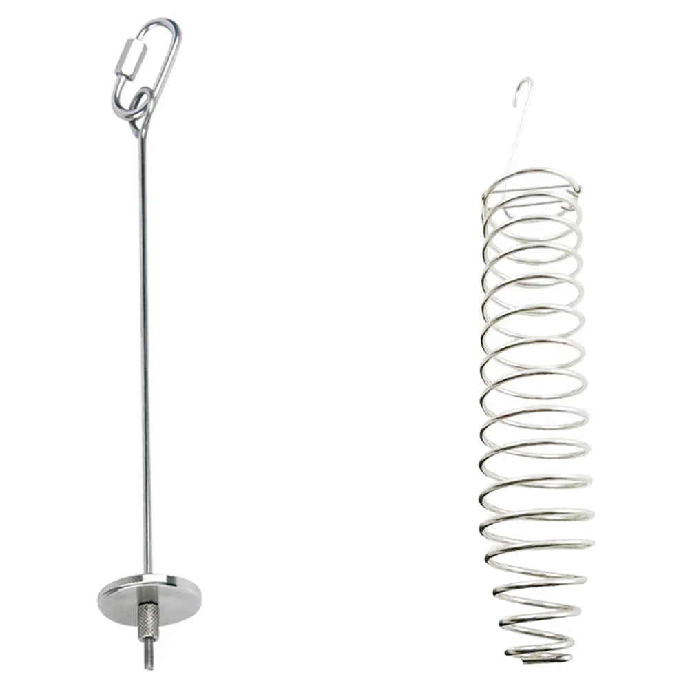 2Pcs Stainless Steel Parrot Fruit Fork Bird Cage Feeder Skewer Bird Cage Feeder Richie's