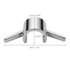 No-Drill ABS Shower Rod Towel Hook – Rustproof Electroplated Shower Rod Hook Richie's