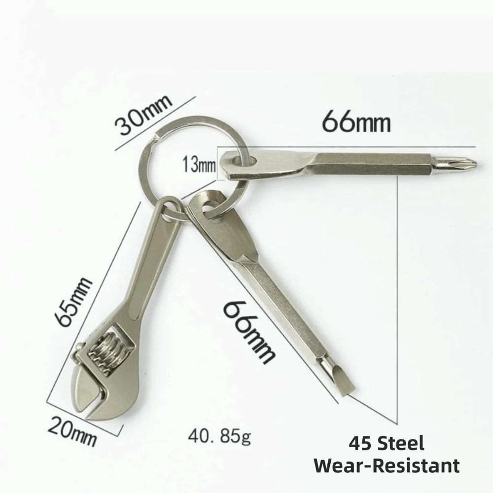 3-Piece Mini Screwdriver Keychain Set – Stainless Steel Tool Mini Tool Keychain Richie's