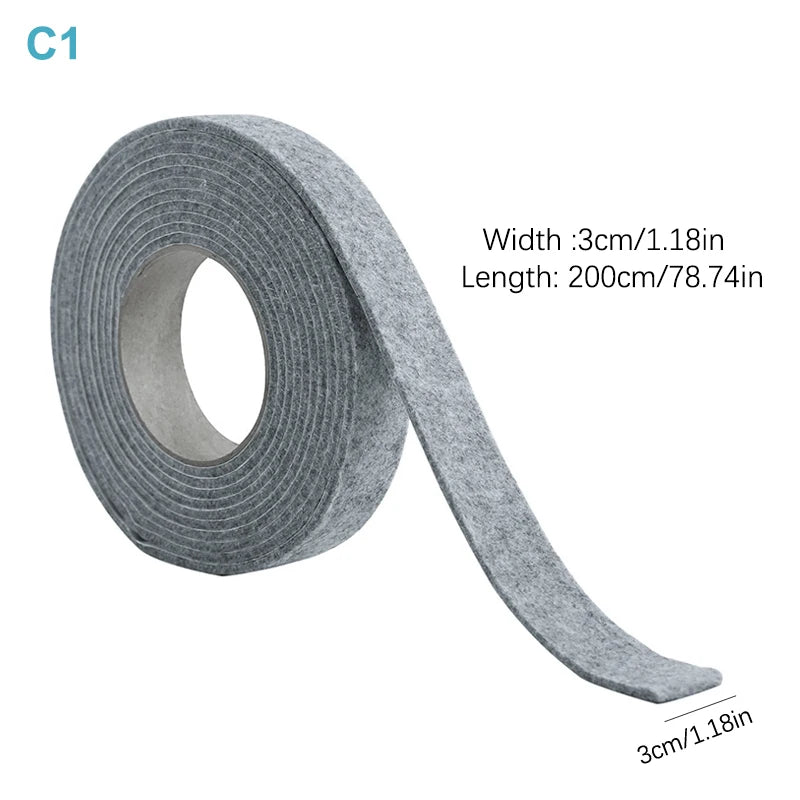 Self-Adhesive Felt Sealing Strip – Door & Window Moisture Guard Weather Sealing Strip Richie's C1