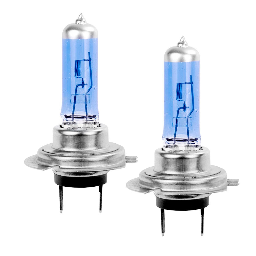 H7 100W Halogen Bulbs 6000K Super Bright Fog & Headlights Automotive Halogen Bulbs Richie's 2pcs H7