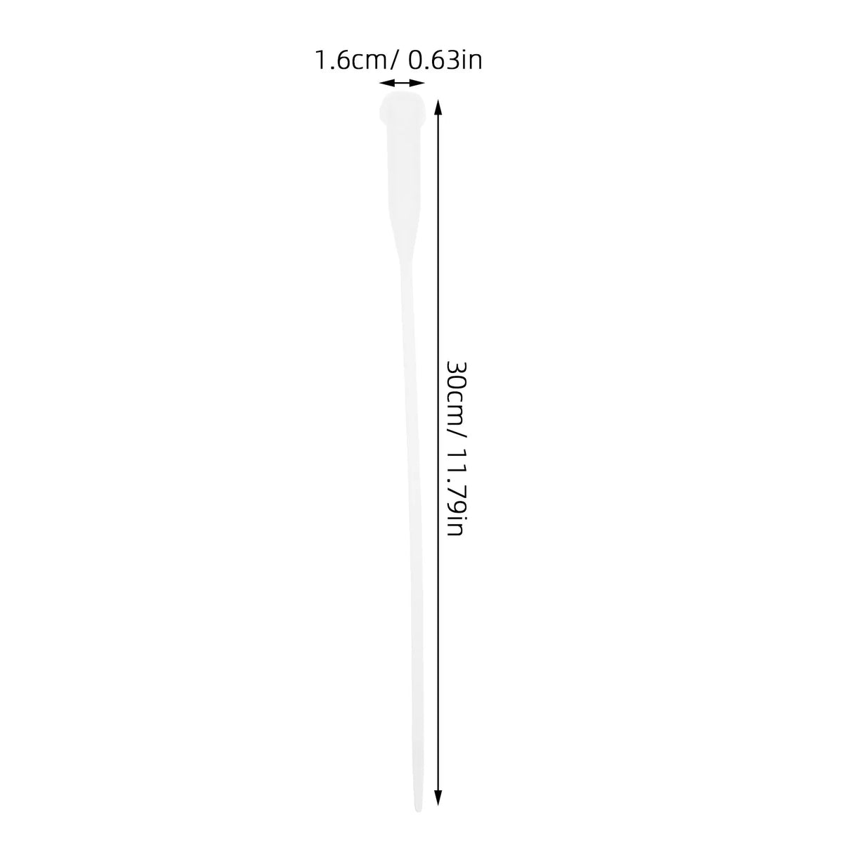 25Pcs Floral Water Tubes with Caps – Plastic Flower Stem Holders Floral Arrangement Tubes Richie's 30X1.6X1.6CM