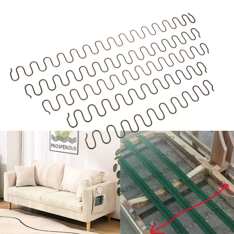 Replacement Sofa Chair Springs with Clips – 45cm to 70cm Furniture Spring Richie's