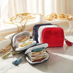 5-Layer Velvet Jewelry Storage Bag | Portable Travel Case Jewelry Storage Bag Richie's
