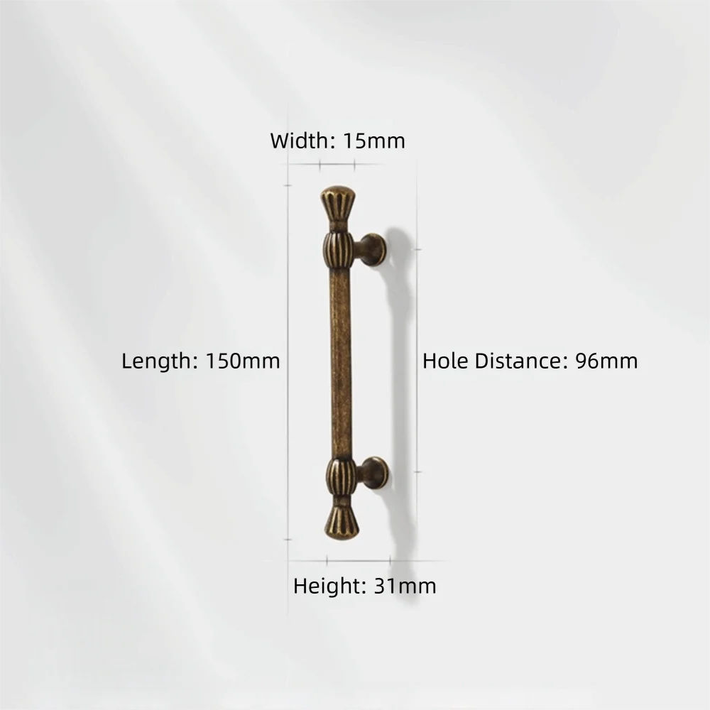 Zinc Alloy Antique Bronze Drawer & Cabinet Furniture Handles Furniture Handle Richie's Bronze 150mm