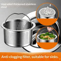 304 Stainless Steel Sink Strainer with Lift Handle | Anti-Clog Sink Drain Strainer Richie's Default Title