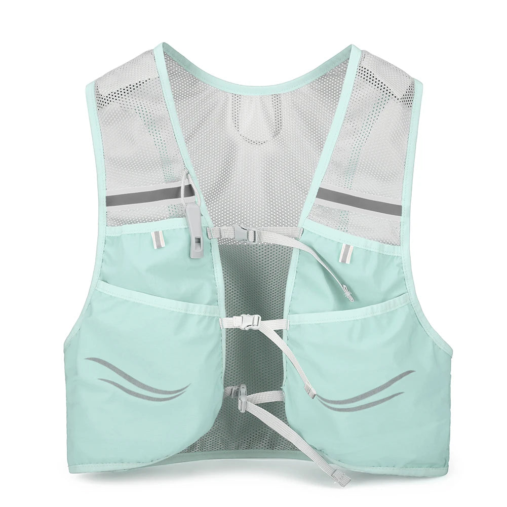 Ultralight Trail Running Hydration Vest | Breathable Race Pack Hydration Running Vest Richie's green