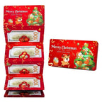 Santa Claus Christmas Cash Gift Envelope – 10 Slots Christmas Gift Envelope Richie's Red 14x16cm