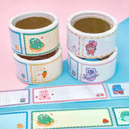 60Pcs Cartoon Name Stickers Roll – Kids DIY Self-Adhesive Labels Name Label Stickers Richie's