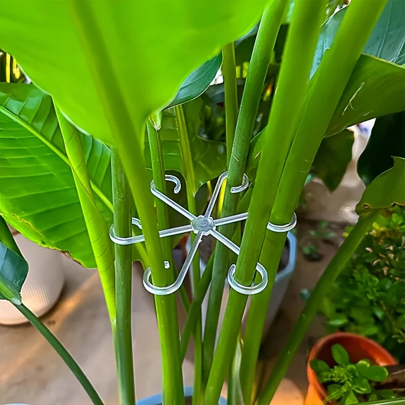 Plant Stem Support Clips & Flower Gathering Frame | Garden Plant Support Clips Richie's