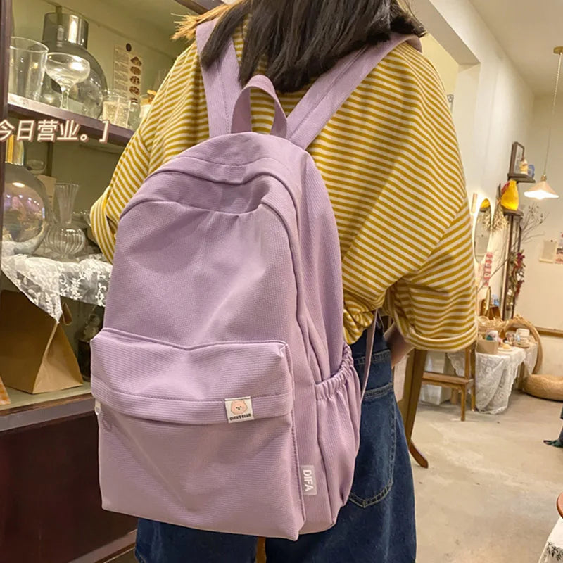 Waterproof Nylon Women's Backpack – Travel & School Bag Women's Backpack Richie's
