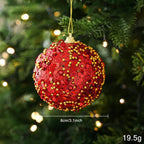 Pearl Foam Christmas Ball Ornament | Ribbed Wave Tree Decor Christmas Tree Ornament Richie's D