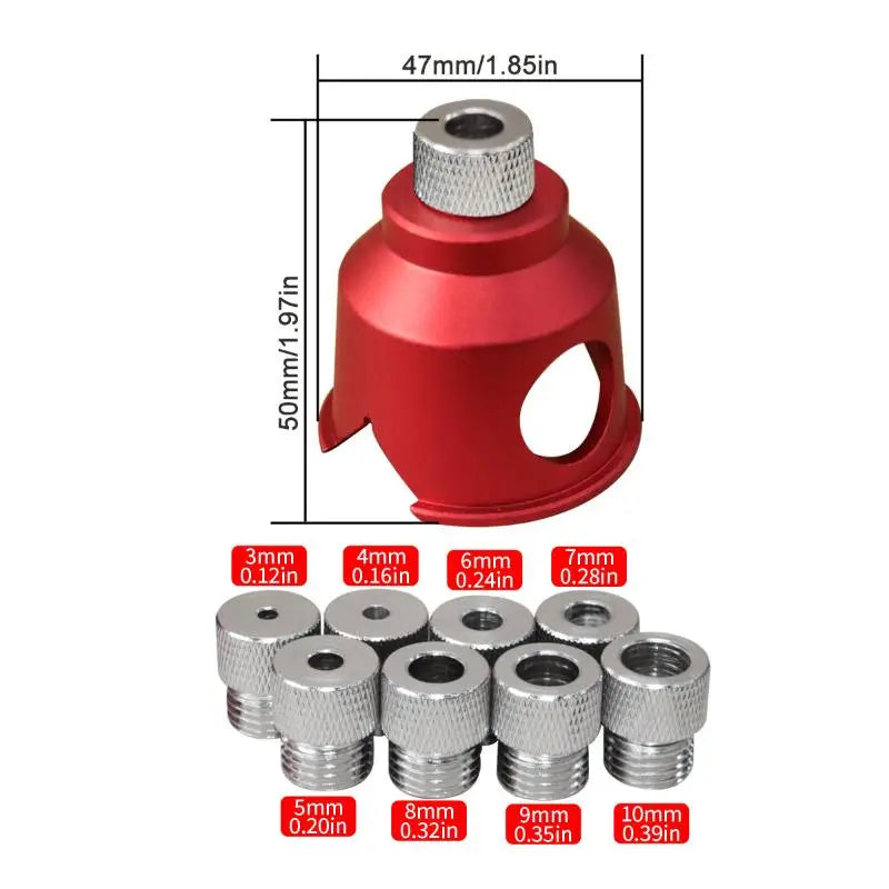 Vertical Drill Guide Doweling Jig Kit – 3–10mm Aluminum Locator Doweling Jig Kit Richie's