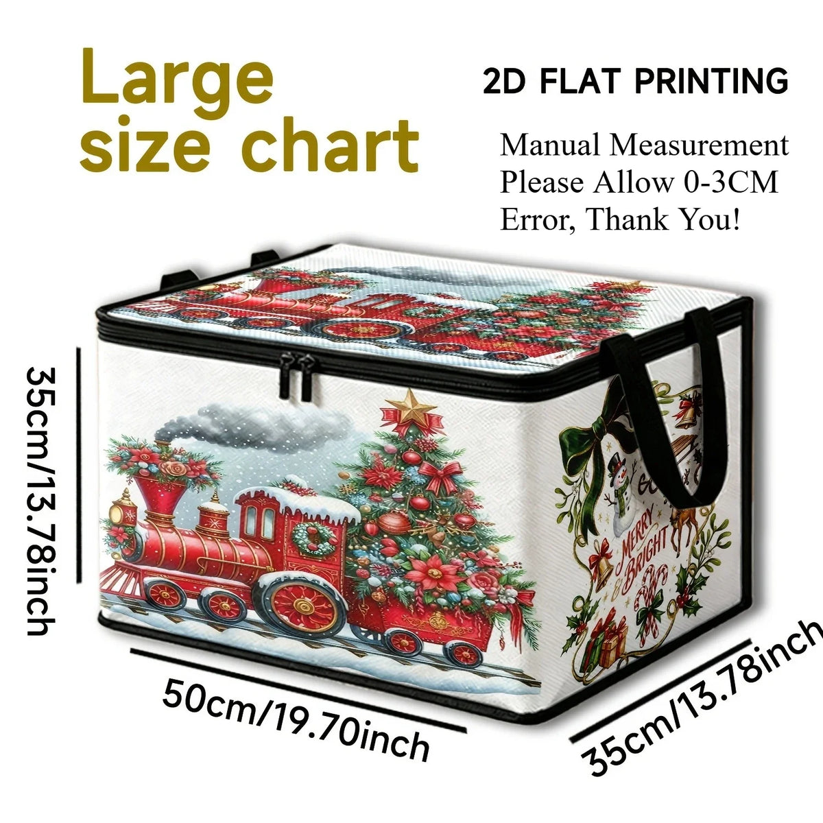 Large Foldable Christmas Storage Box – Under-Bed Organizer Foldable Storage Box Richie's L 1 Piece